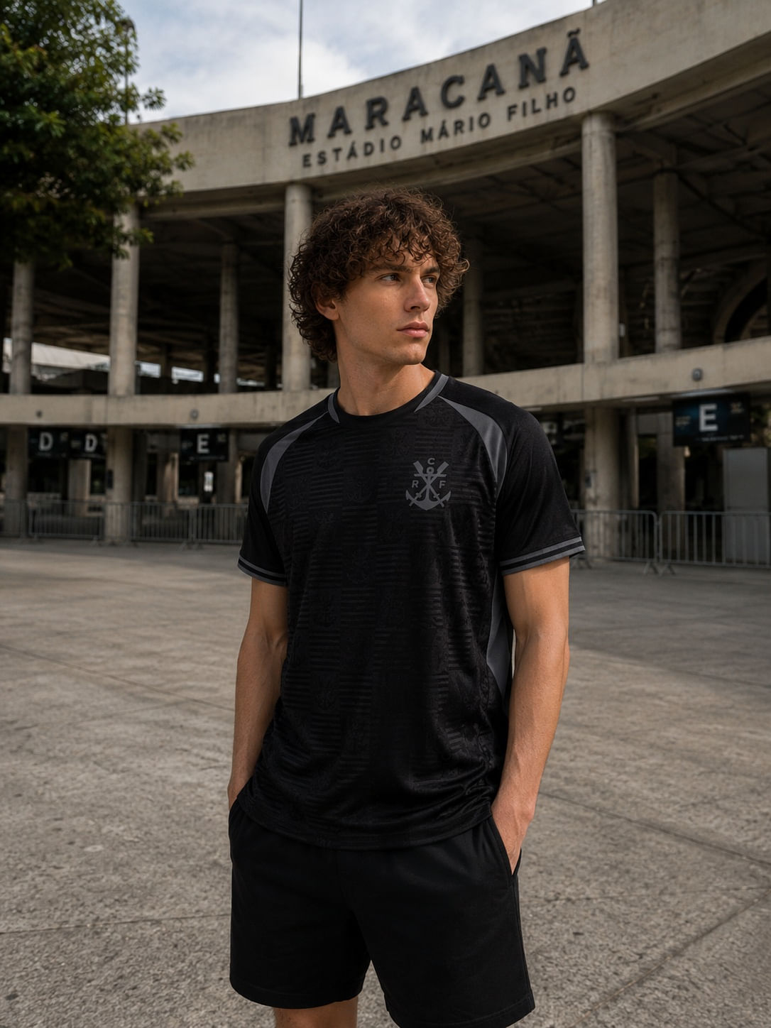 camisa preta